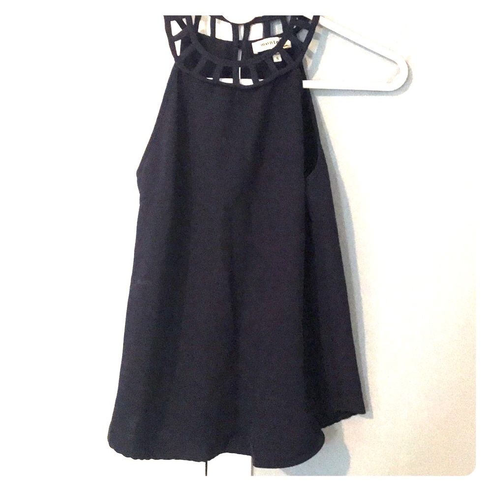 Navy blouse